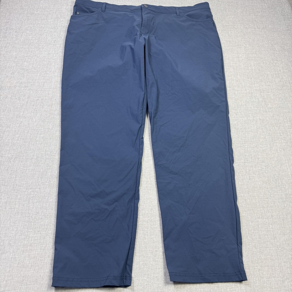 Adidas PrimeGreen Chino Golf Pants Mens 42x31 Blue Woven Stretch Performance